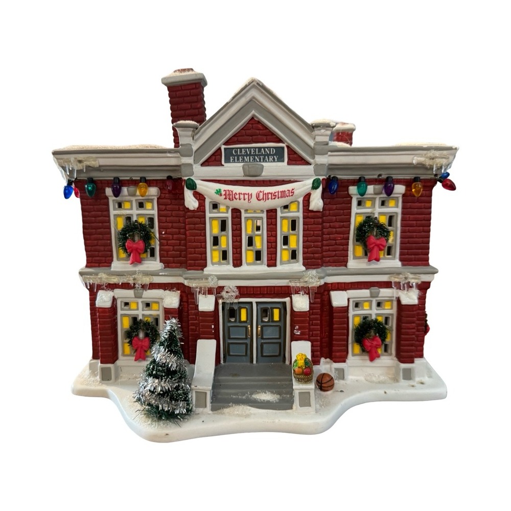 Department 56 A Christmas Story Cleveland Elementary School Village Building